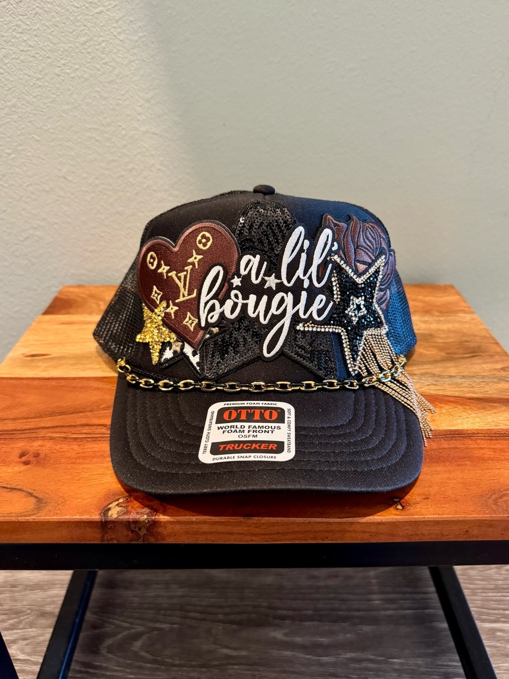 Custom Unlimited Bougie Otto Trucker Hat new w/tags
